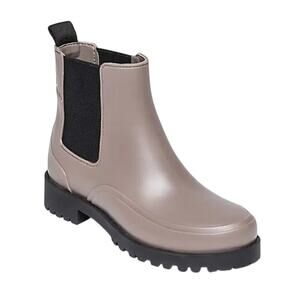 Bernardo Womens Addison Rain Ankle Boots US 6 EU 37.5 Grey Taupe EUC